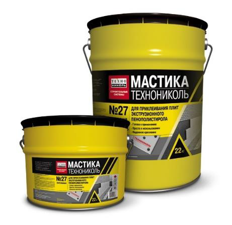 Мастика приклеивающаяТЕХНОНИКОЛЬ №27