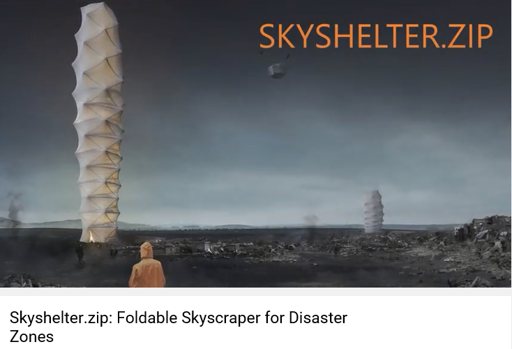 Лучшим небоскребом на конкурсе eVolo признали складной