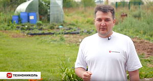 Оформление подпорной стены при помощи фасадной плитки ТЕХНОНИКОЛЬ HAUBERK