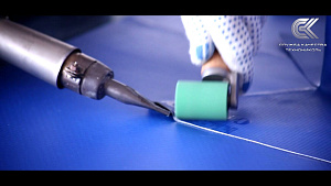 Служба качества. Примыкание к парапету из цветной мембраны. Фильм 4