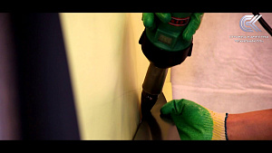 Службы качества. Переход с горизонта на стену котлована с компенсирующей петлей. Фильм 7