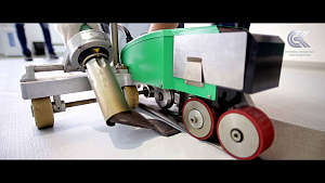 Монтаж защитной ткани Logicroof NG