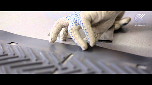 Монтаж пешеходной дорожки Logicroof Walkway Puzzle