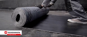 Монтаж гидроизоляции в инверсионных кровлях