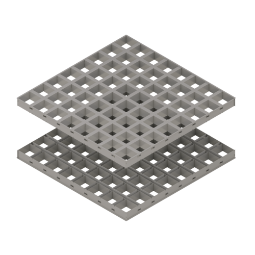 Панель потолочная решетчатая CELL