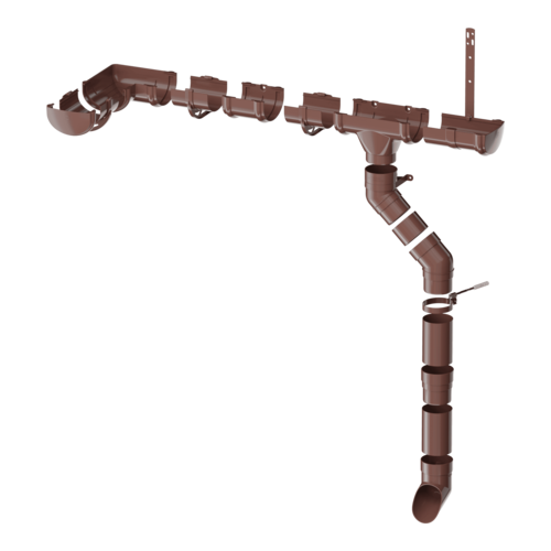 Пластиковая водосточная система ТЕХНОНИКОЛЬ ОПТИМА
