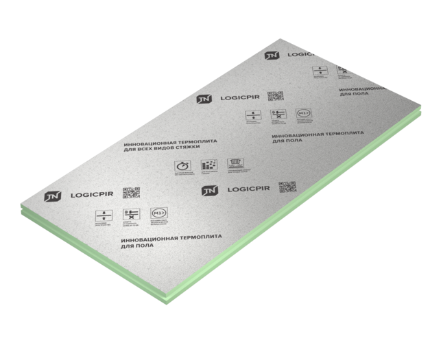 Плиты теплоизоляционные LOGICPIR Пол ФЛ/ФЛ