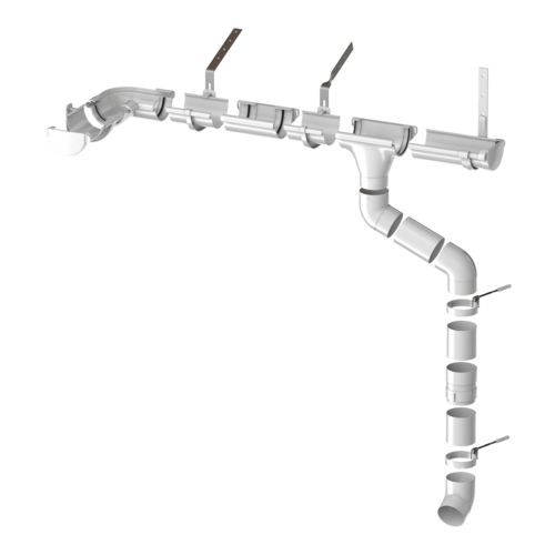 Пластиковая водосточная система ТЕХНОНИКОЛЬ МАКСИ