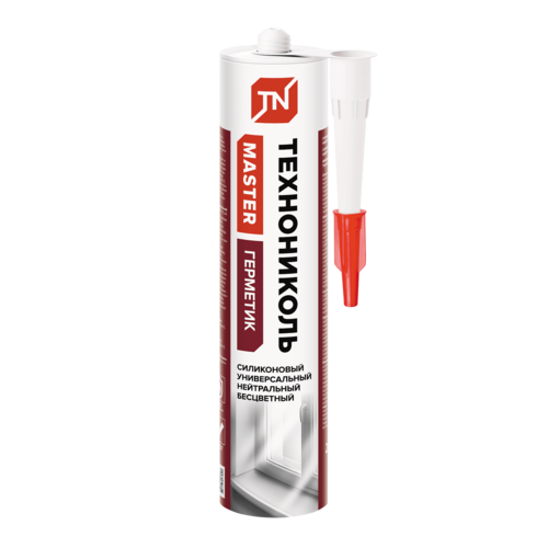 Герметик ТЕХНОНИКОЛЬ универсальный нейтральный силиконовый бесцветный