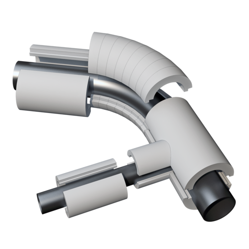 ИЗДЕЛИЯ ТЕПЛОИЗОЛЯЦИОННЫЕ КОЛЬЦЕВЫЕ XPS ТЕХНОНИКОЛЬ CARBON SOLID