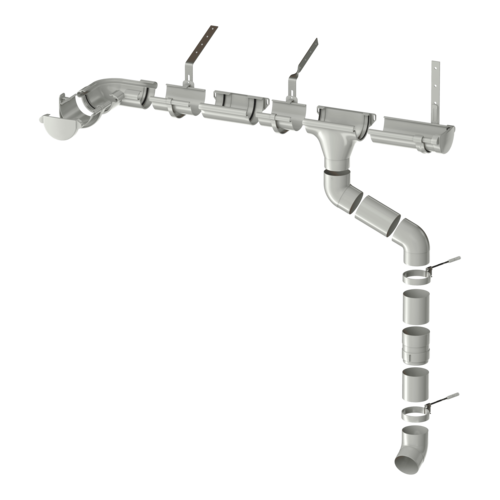 Пластиковая водосточная система ТЕХНОНИКОЛЬ МАКСИ