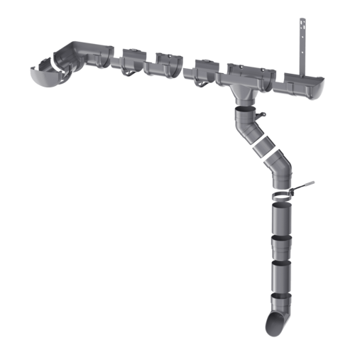 Пластиковая водосточная система ТЕХНОНИКОЛЬ ОПТИМА