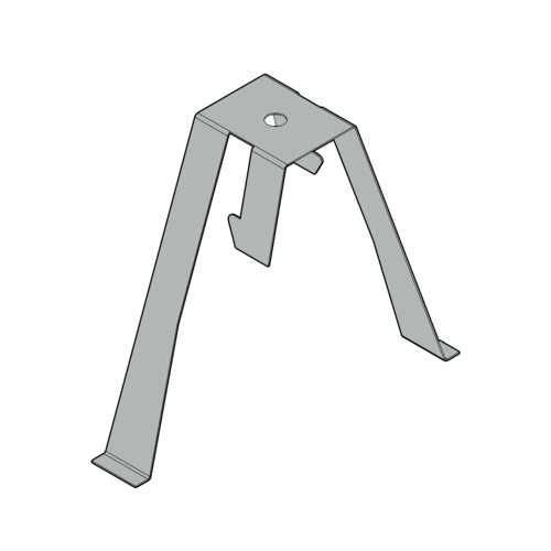 Клипса фиксирующая увеличенная для Т-профиля