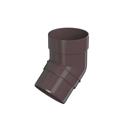 ТН ОПТИМА колено трубы 135°, темно-коричневый