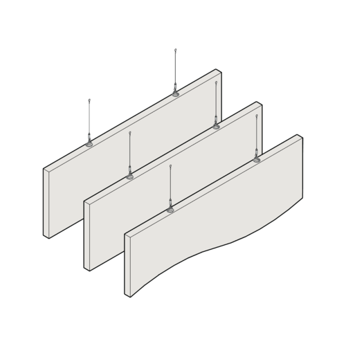 Панель потолочная экран PHONO R-BAFFLE Gran