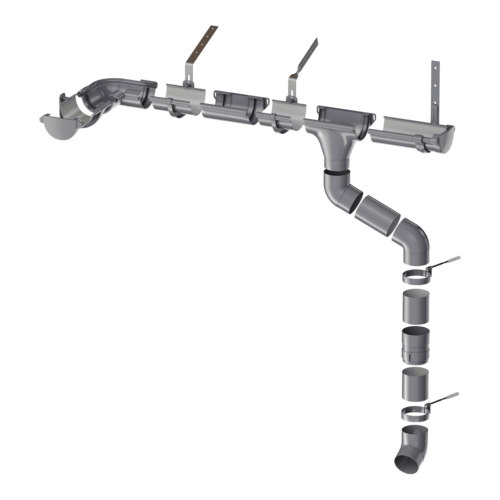Пластиковая водосточная система ТЕХНОНИКОЛЬ МАКСИ