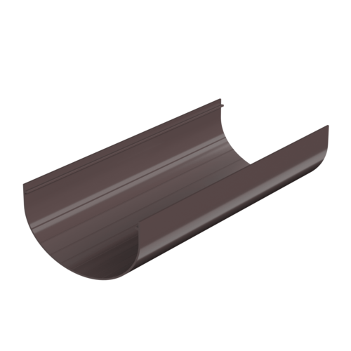 ТН ОПТИМА желоб, темно-коричневый (3м)