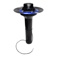 Воронка ТехноНИКОЛЬ Стандарт с прижимным фланцем и обогревом 110*590 мм