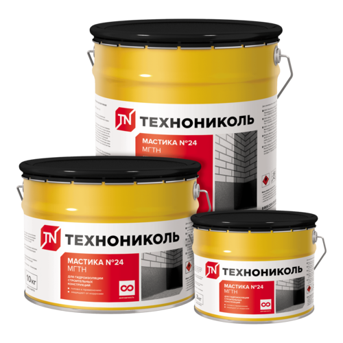 Мастика гидроизоляционная ТЕХНОНИКОЛЬ № 24 (МГТН)