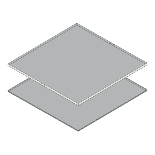 Панель потолочная металлическая L-P