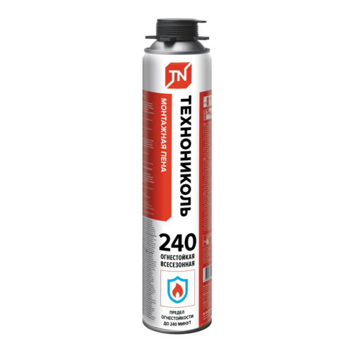 Пена монтажная ТЕХНОНИКОЛЬ 240 PROFESSIONAL огнестойкая