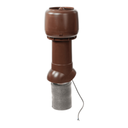 Вентиляционный выход ТЕХНОНИКОЛЬ D125/160 ТУРБО с принудительной вентиляцией