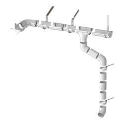 Пластиковая водосточная система ТЕХНОНИКОЛЬ МАКСИ