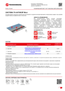 Технический лист АНТ-10000198 ТН-АНТИКОР Мост